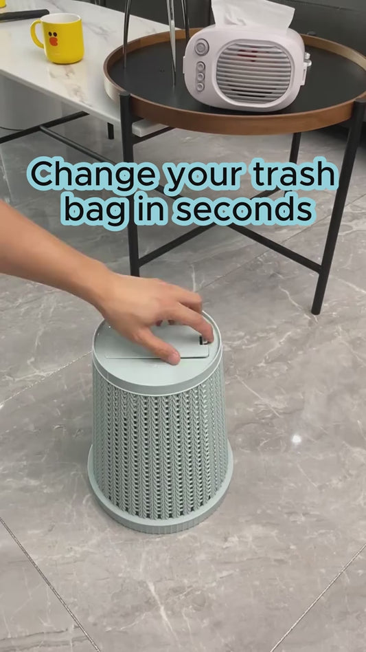 Papelera con dispensador